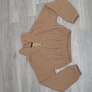 Zaful Long Sleeve Sweater Crop Top